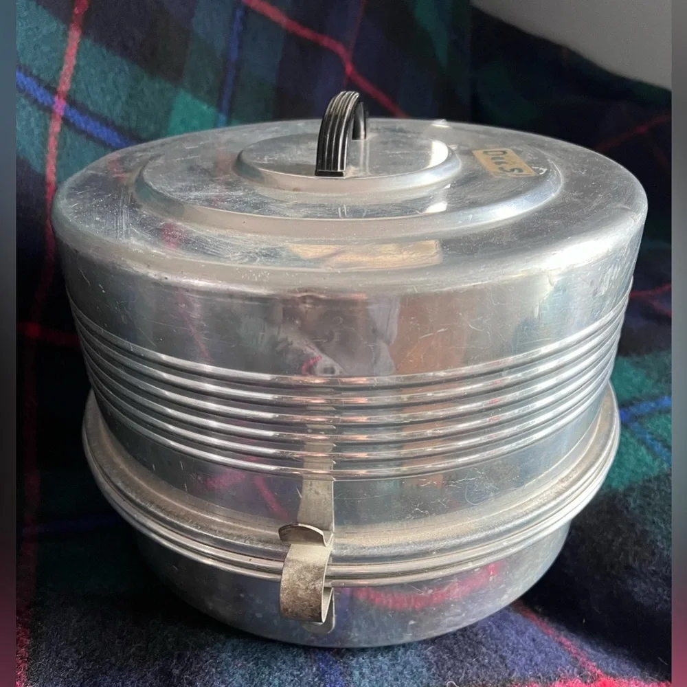 Vintage USA 3pc CAKE Regal CARRIER Aluminum PIE